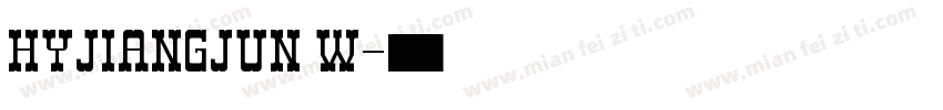 HYJIANGJUN W字体转换